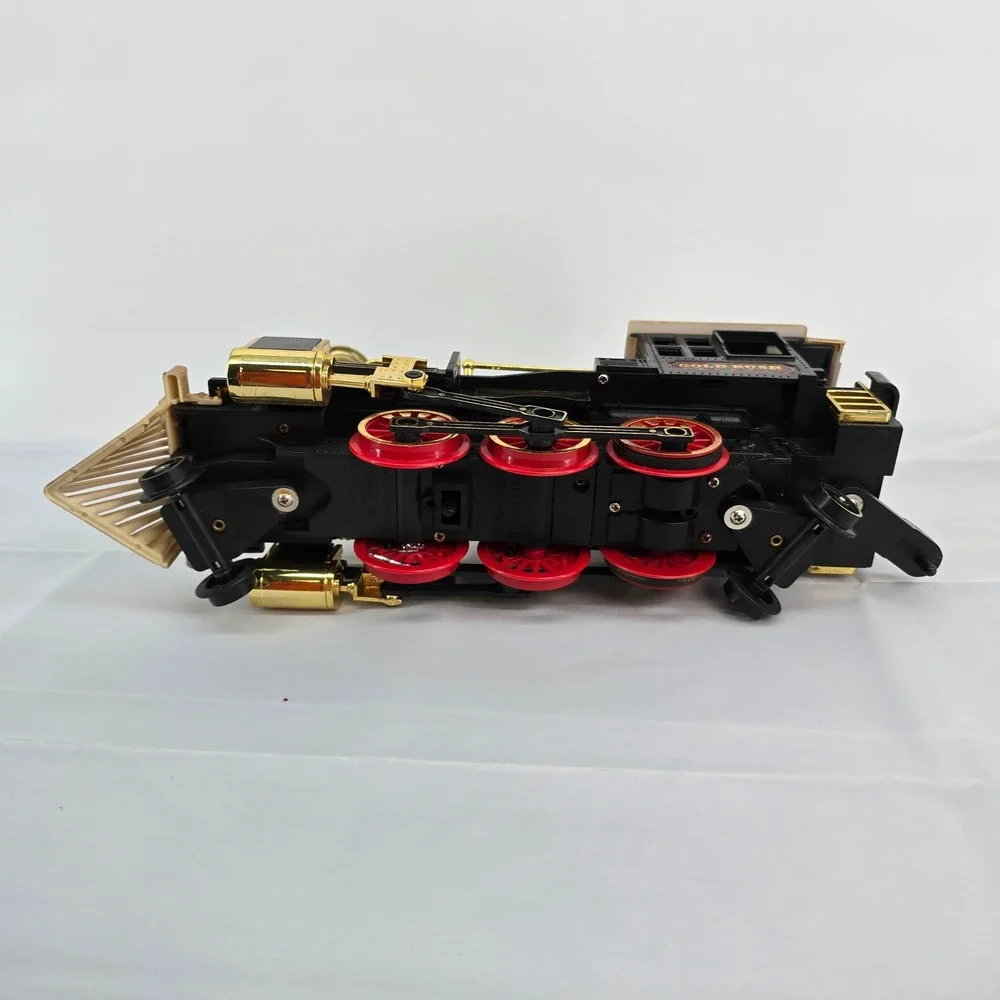 Vintage 1986 New Bright Gold Rush Express Steam Locomotive Train Engine G‎ Scale